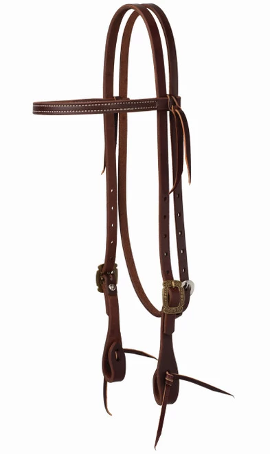 Weaver Leather Weaver Vintage Bar Brow Headstall 1 Weaver Leather Weaver Vintage Bar Brow Headstall
