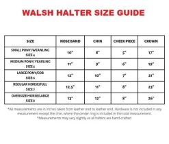 Mary's British Leather Halter With Solid Brass Hardware -Western Tack Outlet Store walsh halter size guide 26634.1685668772