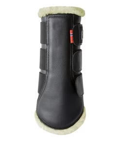 B Vertigo Wellington Fleece Brushing Boots -Western Tack Outlet Store wellington brushing boots inside black 19268 BL BV 62753.1678562798