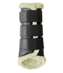 B Vertigo Wellington Fleece Brushing Boots -Western Tack Outlet Store wellington brushing boots outside black 19268 BL BV 04391.1678562811
